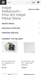 Mobile Screenshot of inkjetmetal.com